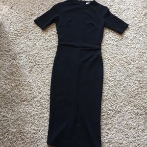 Black dress short sleeves sz 6
